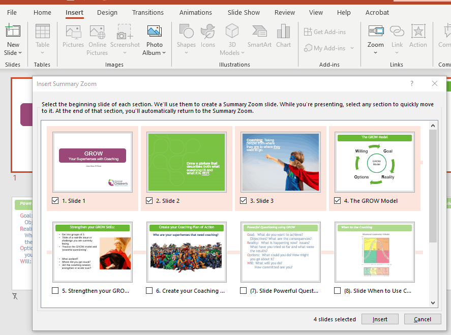 powerpoint presentation trainer